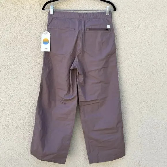 NEW Vuori Ripstop Wide Leg Ankle Pant Size S Hazel Purple Hiking - Picture 7 of 8